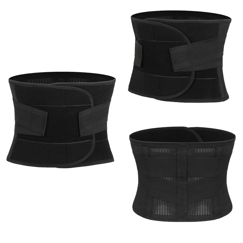 MANIFIQUE Waist Trainer Men Back Support Belt Breathable Mesh Design Slimming Body Shaper Workout Cincher Shapewear Corset