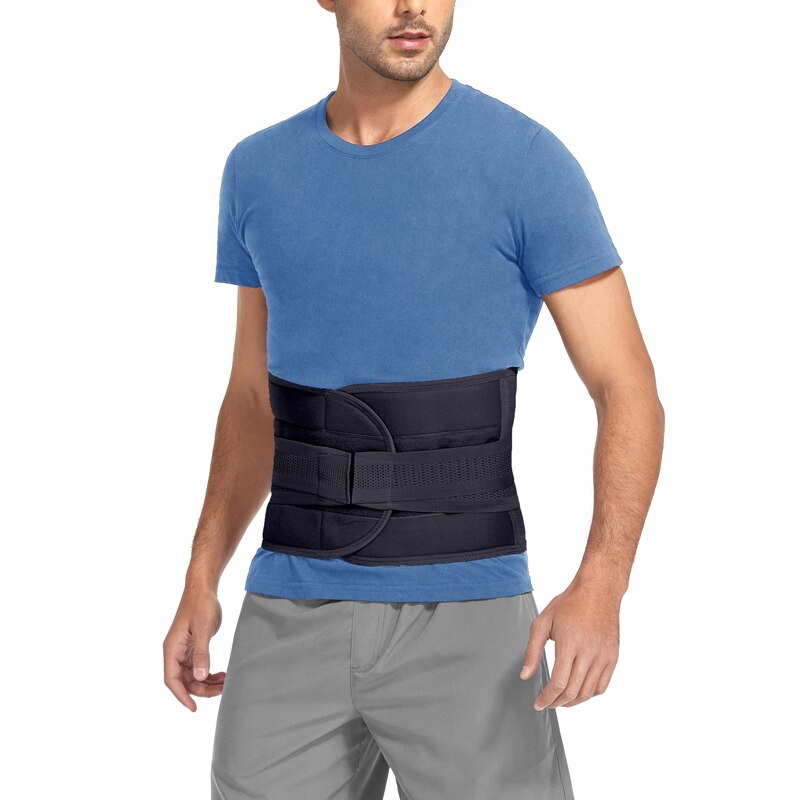 MANIFIQUE Waist Trainer Men Back Support Belt Breathable Mesh Design Slimming Body Shaper Workout Cincher Shapewear Corset