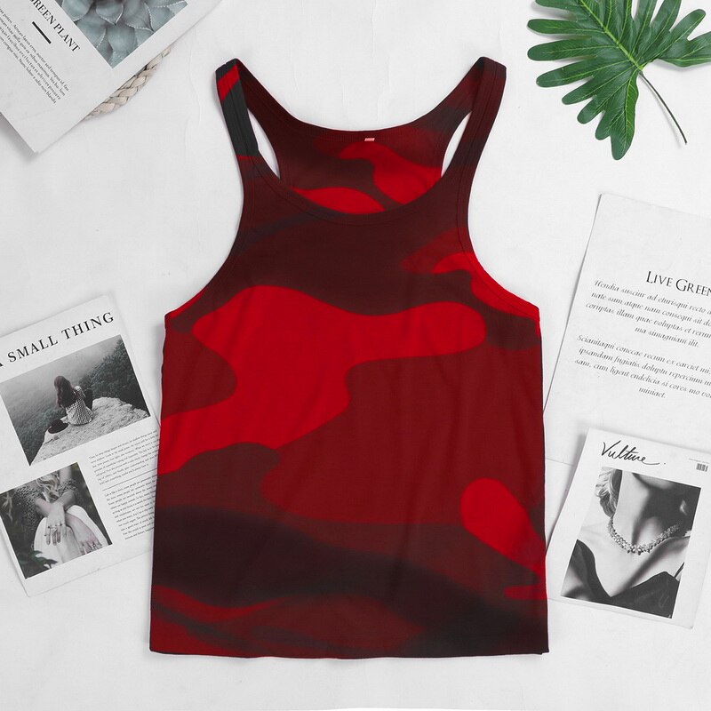 Summer Y Back Gym Stringer Tank Top Men