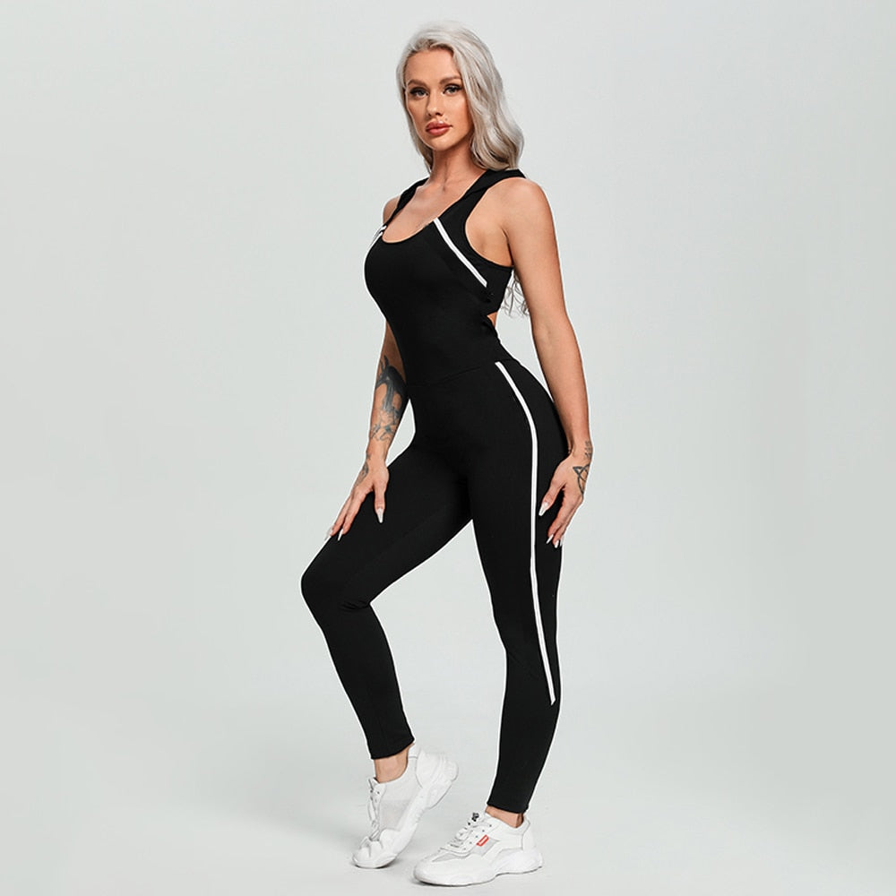 Sexy Hollow Backless Tracksuit
