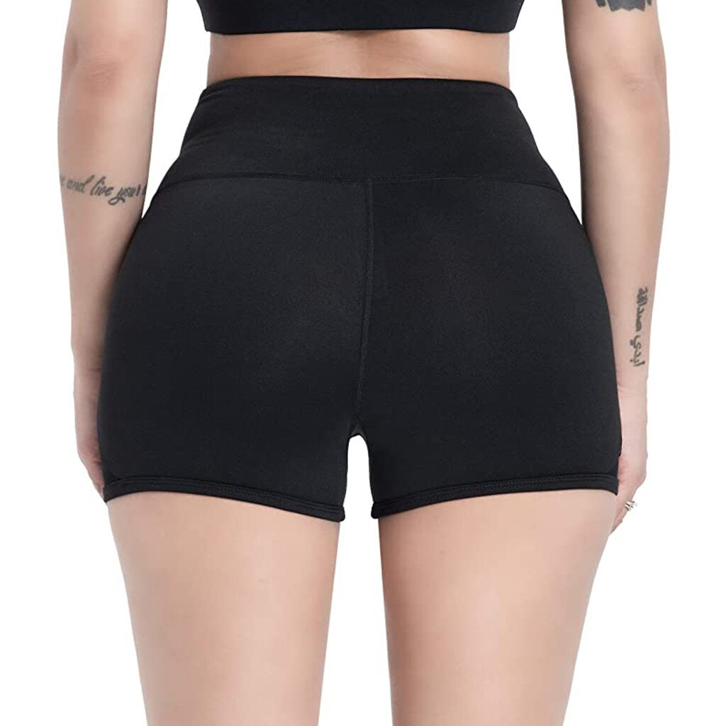 Women Sexy Thin Fitness Running Shorts Casual Ladies Slim High-Waist Summer Bottom Mesh Patchwork Shorts Bodycon Streetwear