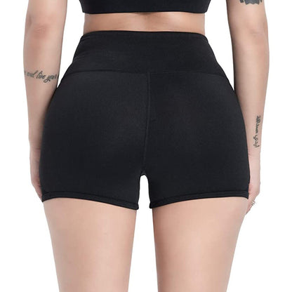 Women Sexy Thin Fitness Running Shorts Casual Ladies Slim High-Waist Summer Bottom Mesh Patchwork Shorts Bodycon Streetwear