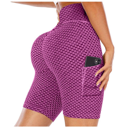 Seamless Sports Shorts For Women Hip Push Up Short Leggings High Waist Gym Yoga Shorts Tummy Control Shorts Lose Weight