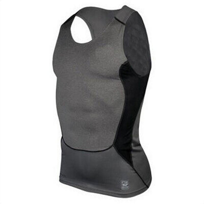 Men&#39;s Quick Dry Fitness Base Layer Top Compression Sleeveless Breathable Shirts Sport Vest
