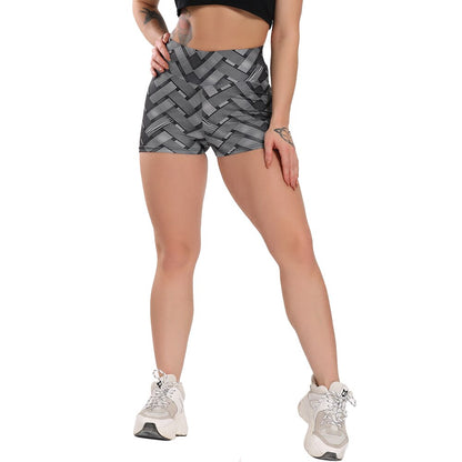 Summer Women Casual Yoga Shorts High Waist Energy Body Fitness Clothing Gym Shorts Sports Running Elastic Skinny Beach Short Hot