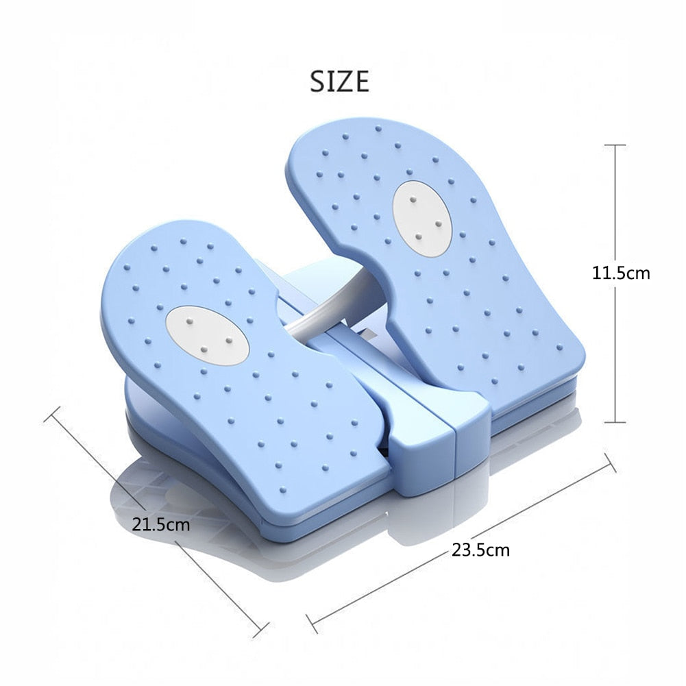 Mini Leg Stretching Board Fitness Equipment Standing Inclined Pedals Foldable Trainer Foot Stool Sturdy Non-Slip for Home Office