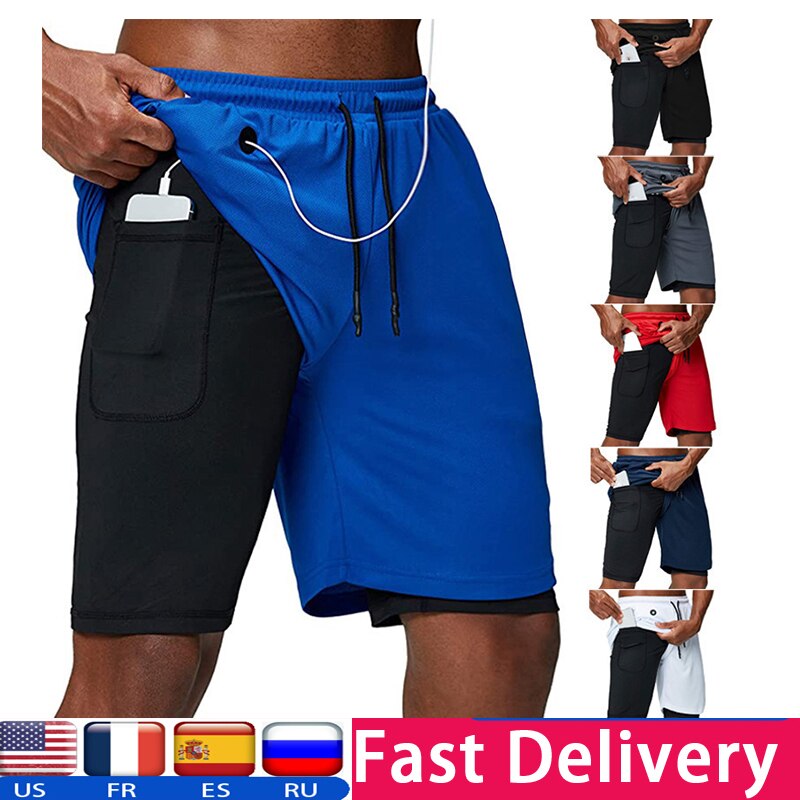 Running Shorts Men Fitness