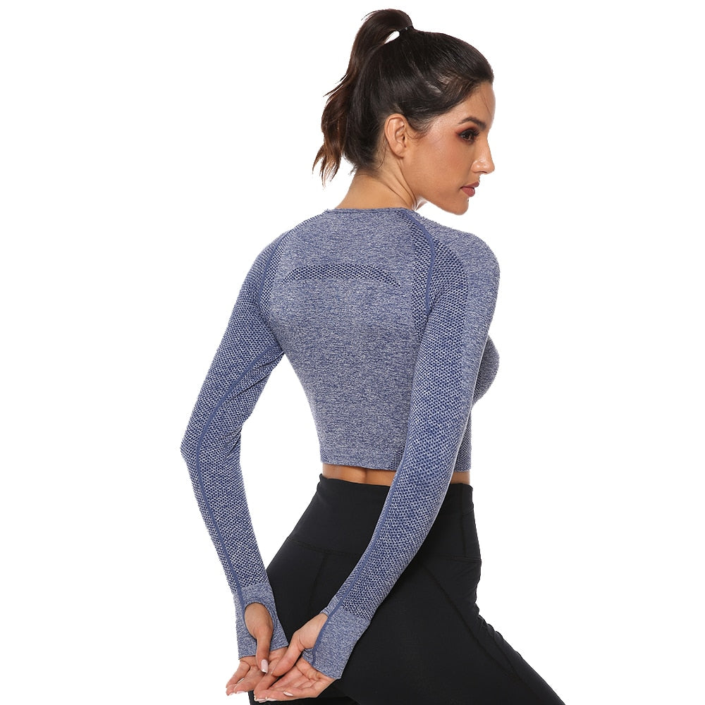 Seamless Long Sleeve Yoga Top