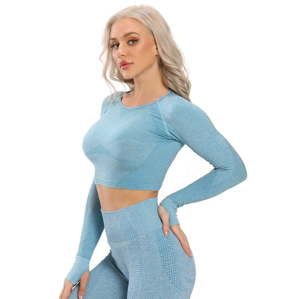 Seamless Long Sleeve Yoga Top