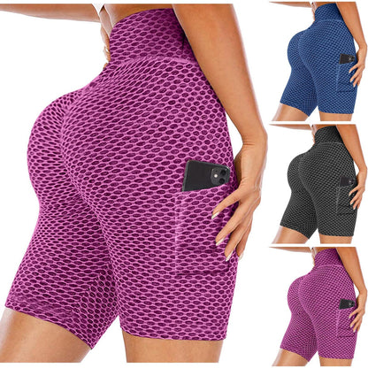 Seamless Sports Shorts For Women Hip Push Up Short Leggings High Waist Gym Yoga Shorts Tummy Control Shorts Lose Weight