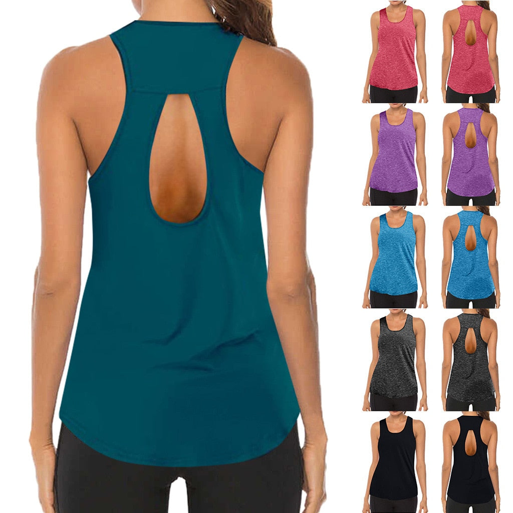 Women Yoga Tops Loose Thin Sports