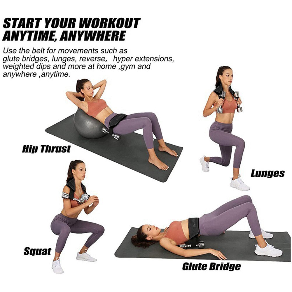 Hip Belt Pad Butt Workout Booty Belt