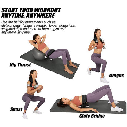 Hip Belt Pad Butt Workout Booty Belt