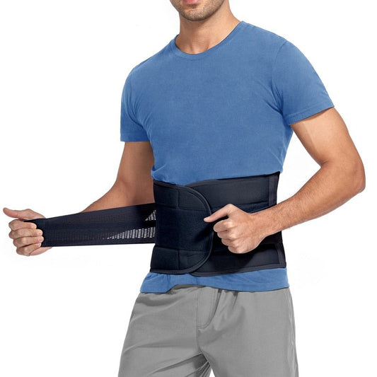 Waist Trainer Men Back Support Belt