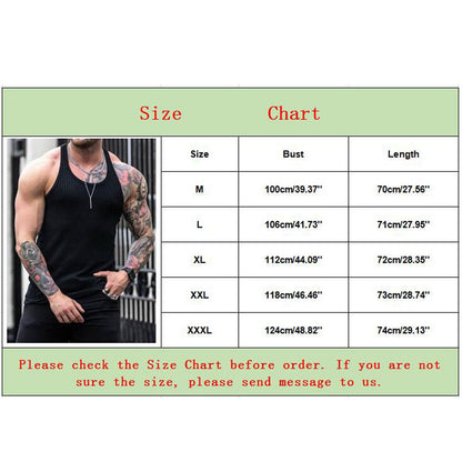 Ribbed Tank Top Men