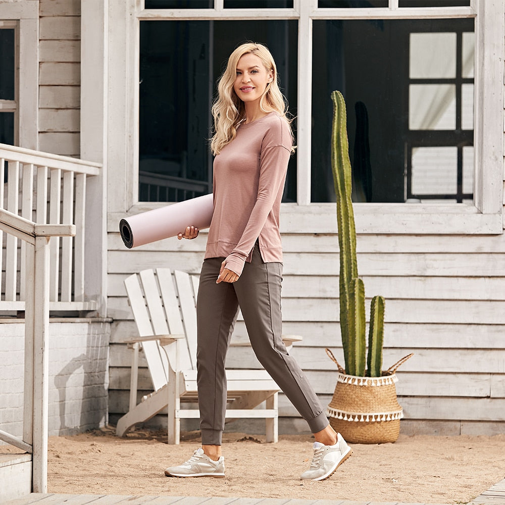 Double Layer Jogger Sweat Pants