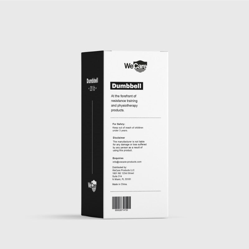 20lb Rubber Chrome Dumbbells