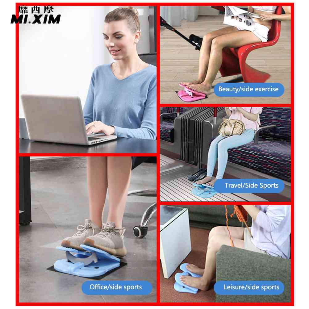 Mini Leg Stretching Board Fitness Equipment Standing Inclined Pedals Foldable Trainer Foot Stool Sturdy Non-Slip for Home Office