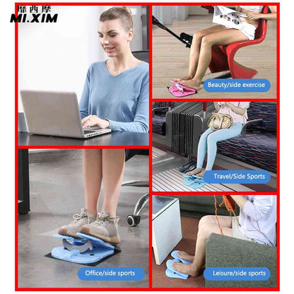 Mini Leg Stretching Board Fitness Equipment Standing Inclined Pedals Foldable Trainer Foot Stool Sturdy Non-Slip for Home Office